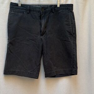 Banana Republic Men's Charcoal Flat Front Shorts